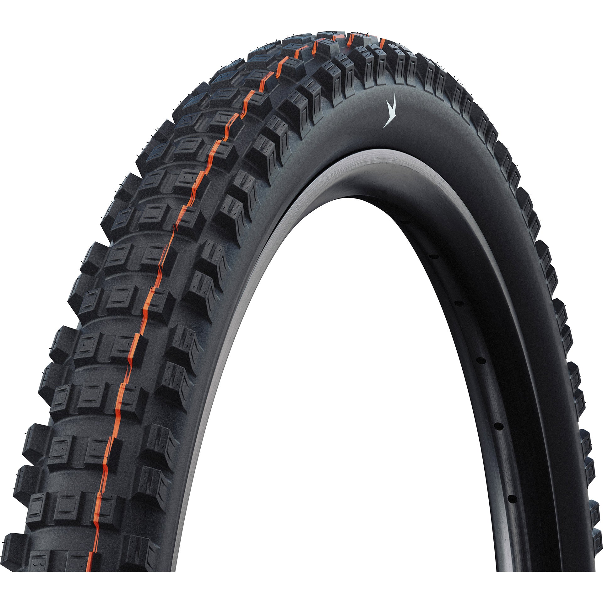 Schwalbe arrière à courants de Foucault - tle - addix soft - super gravité - 29x2,60 - noir