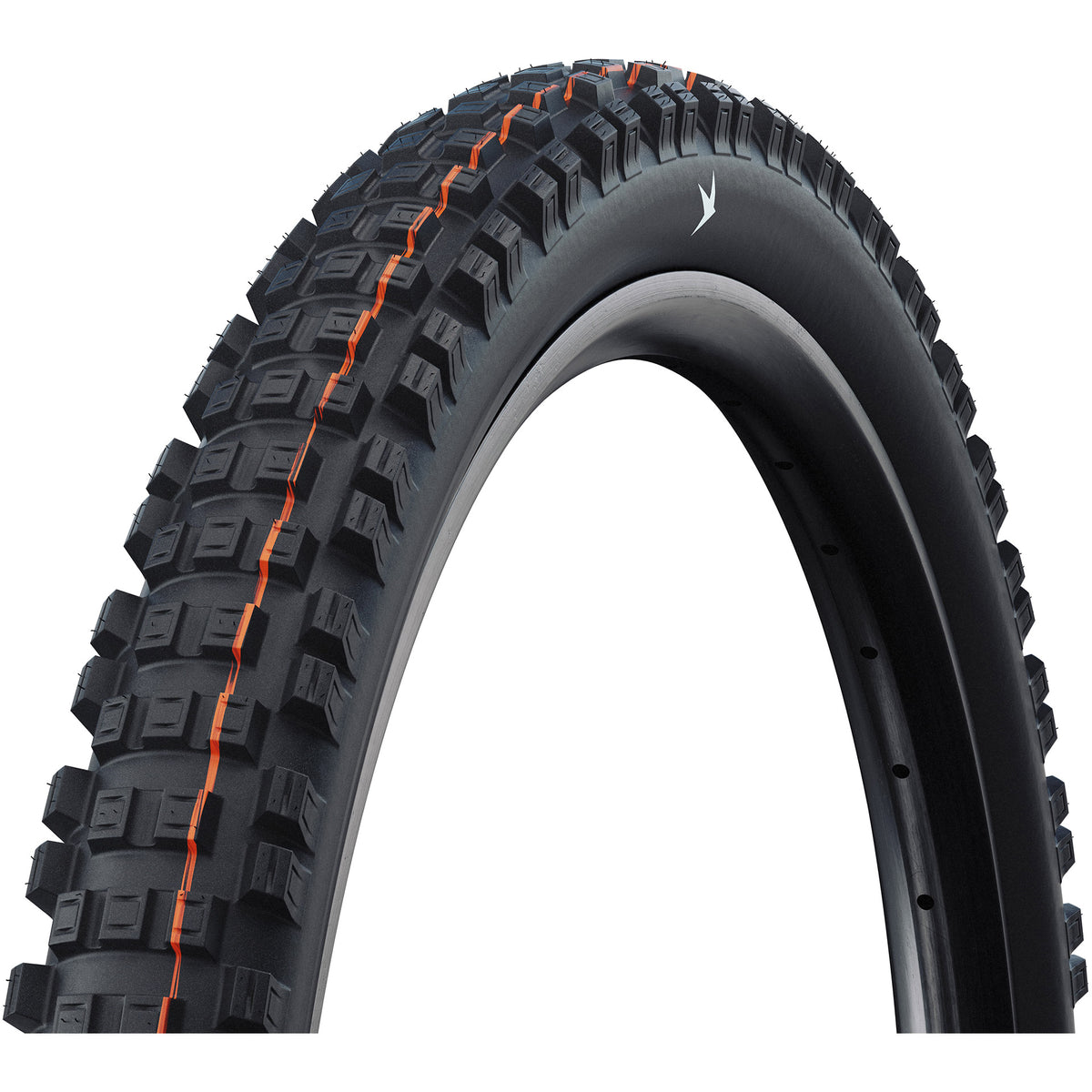 Schwalbe arrière à courants de Foucault - tle - addix soft - super gravité - 27,5x2,60 - noir