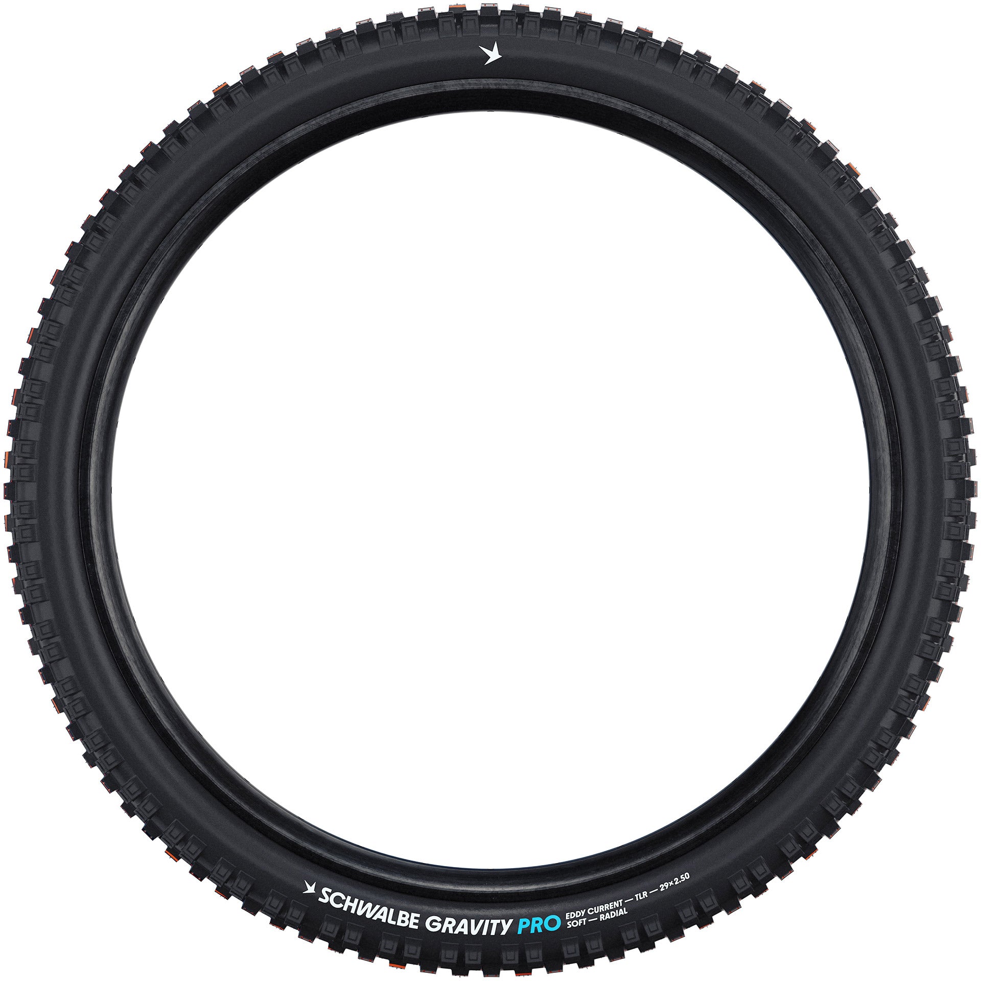 Schwalbe arrière à courants de Foucault - tle - addix soft - super gravité - 27,5x2,60 - noir