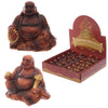 Mini-effet en bois chinois souriant Bouddha