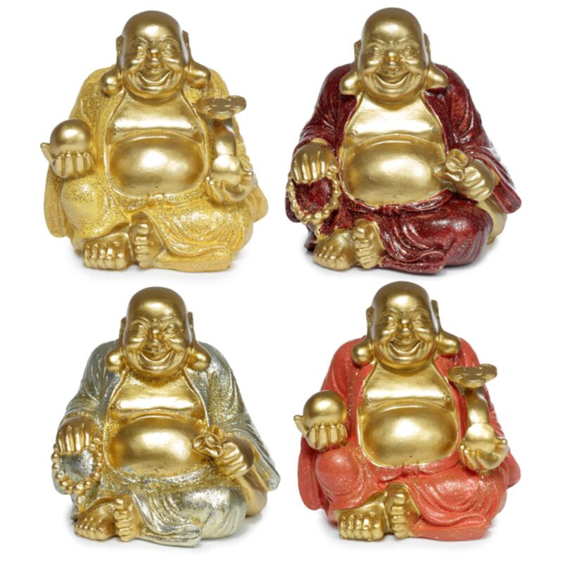 Mini sclitter chinois riant Bouddha 8cm