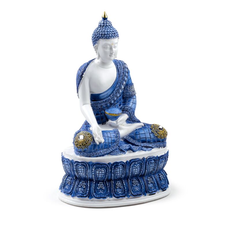 Lotus de Bouddha thaïlandais blanc blanc