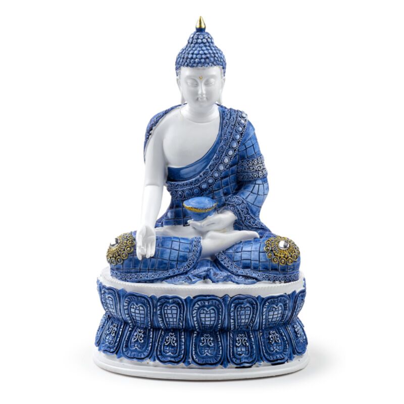 Lotus de Bouddha thaïlandais blanc blanc