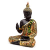 Méditation du Bouddha thaïlandais orange noire
