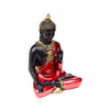 Méditation du Bouddha thaïlandais rouge, noir or