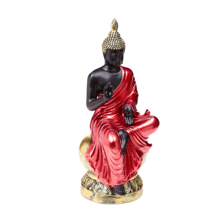 Rouge, noir, or, Bouddha thaïlandais, Illumination