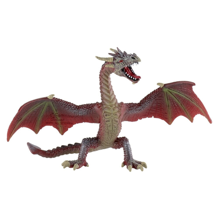 Dragon Bullyland volant rouge marron (75591)