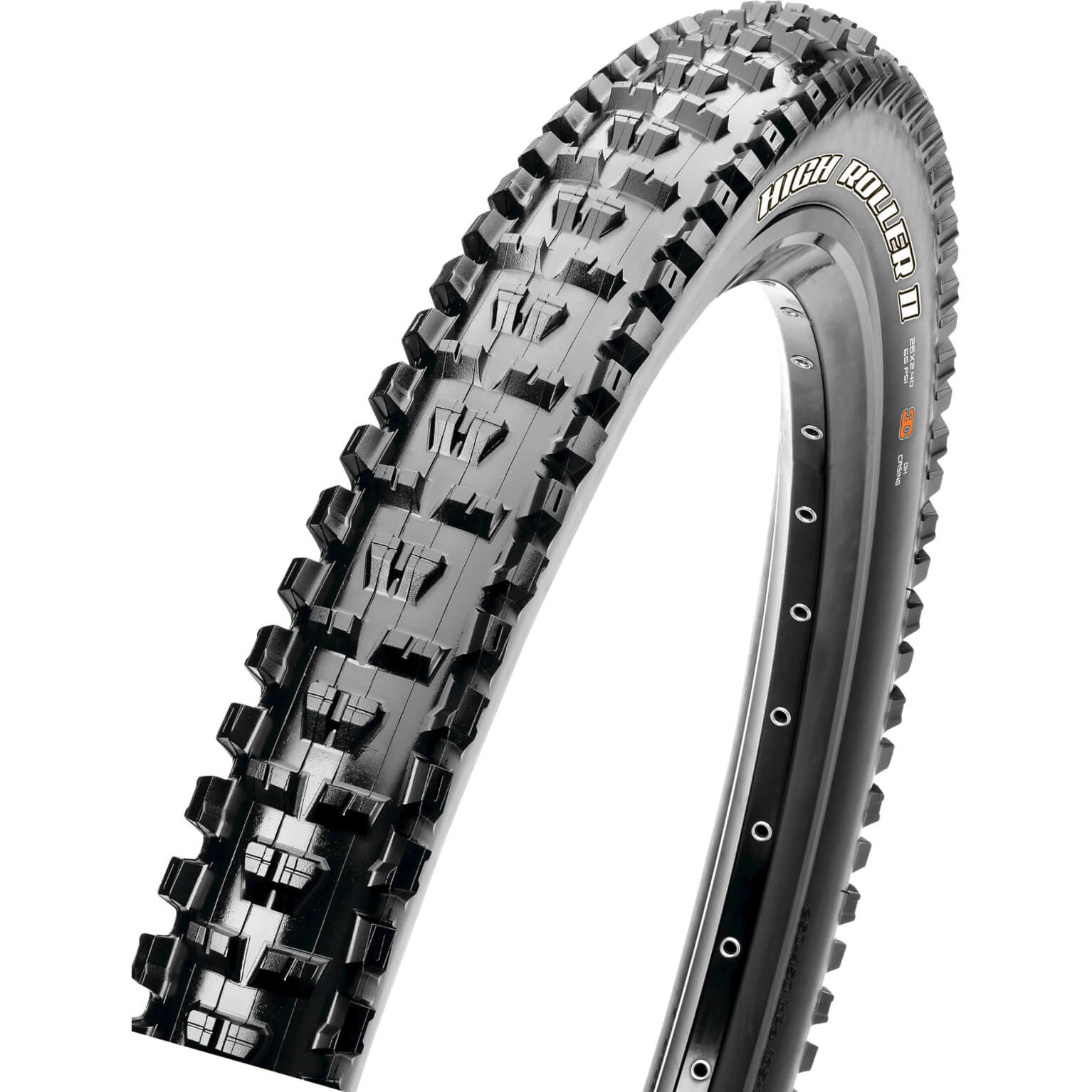 Pneu Maxxis High Roller II 3C EXO TR 27,5 x 2,50 noir pliable