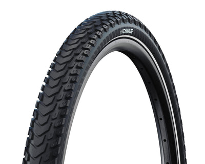 Schwalbe marathon mondial - filaire - addix - raceguard - 28x2.00 - noir + reflex