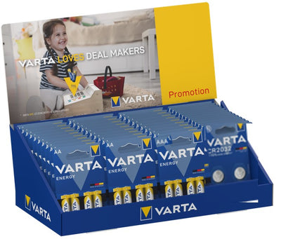 Varta Battery Affichage Energy AA + AAA + CR2032