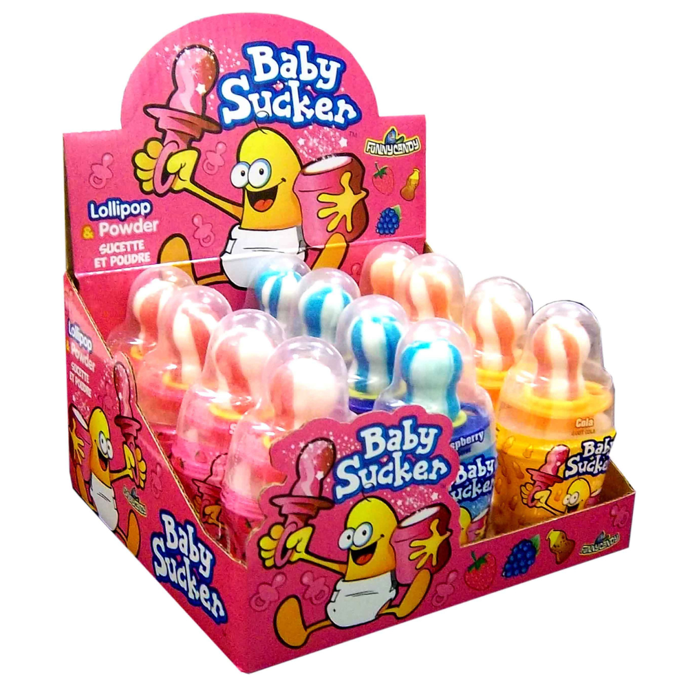 Sucette drôle de bonbons pour bébé (12 pièces)