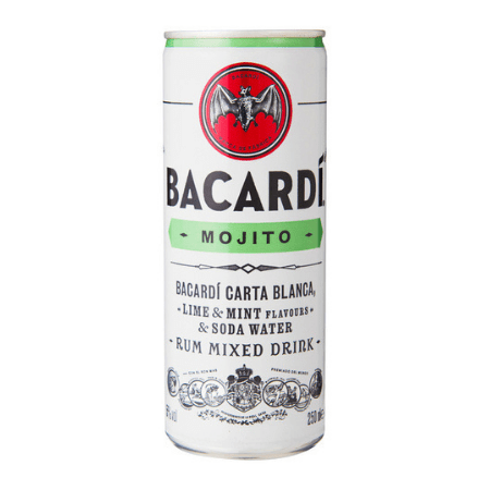 Canette de mojito Bacardi (12x 25cl)