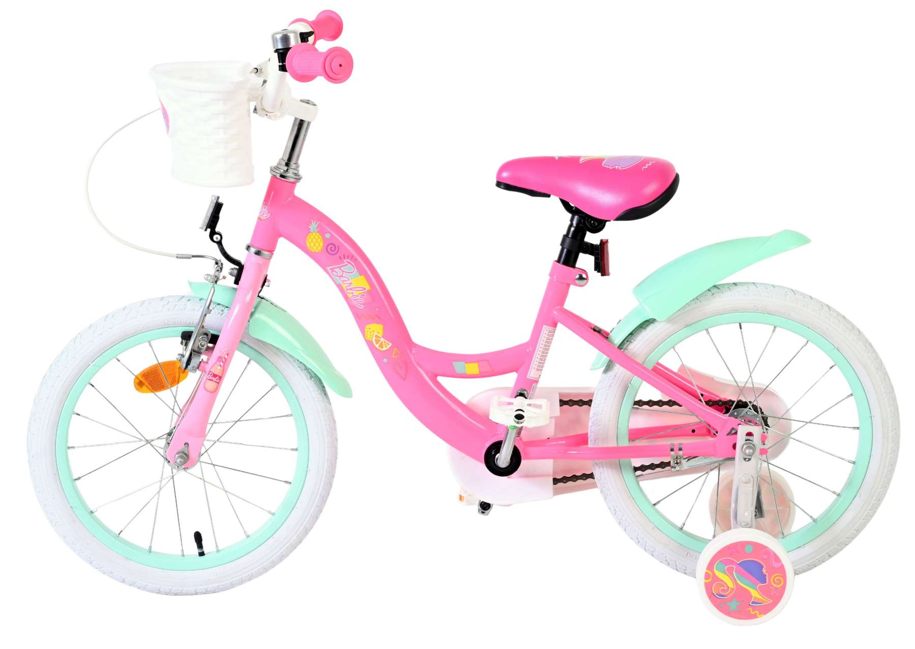 Vélo pour enfants Barbie - filles - 16 pouces - rose