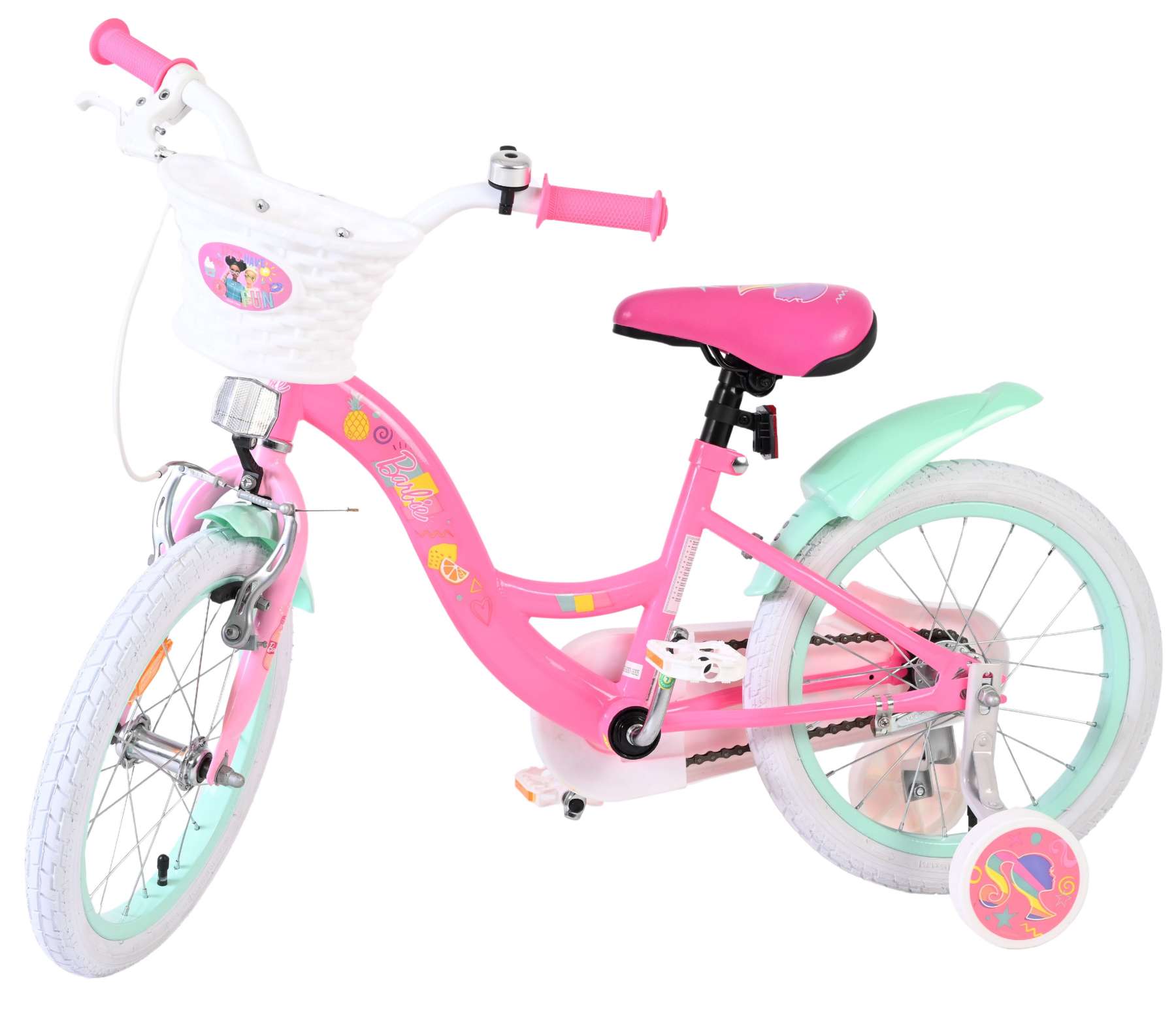 Vélo pour enfants Barbie - filles - 16 pouces - rose