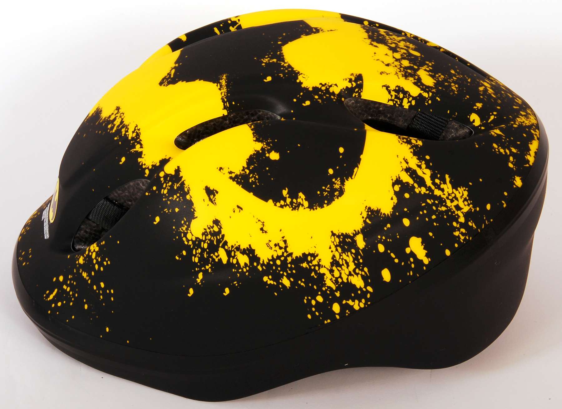 Casque de vélo de patinage Batman Junigoud 52-56 cm Jaune noir