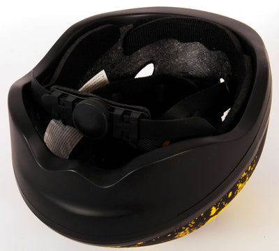 Casque de vélo de patinage Batman Junigoud 52-56 cm Jaune noir