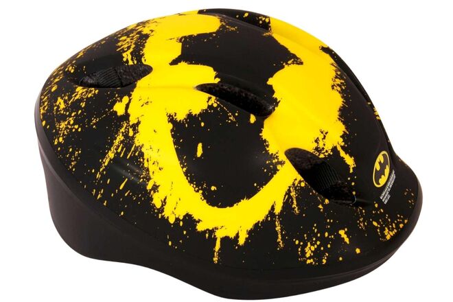 Casque de vélo de patinage Batman Junigoud 52-56 cm Jaune noir