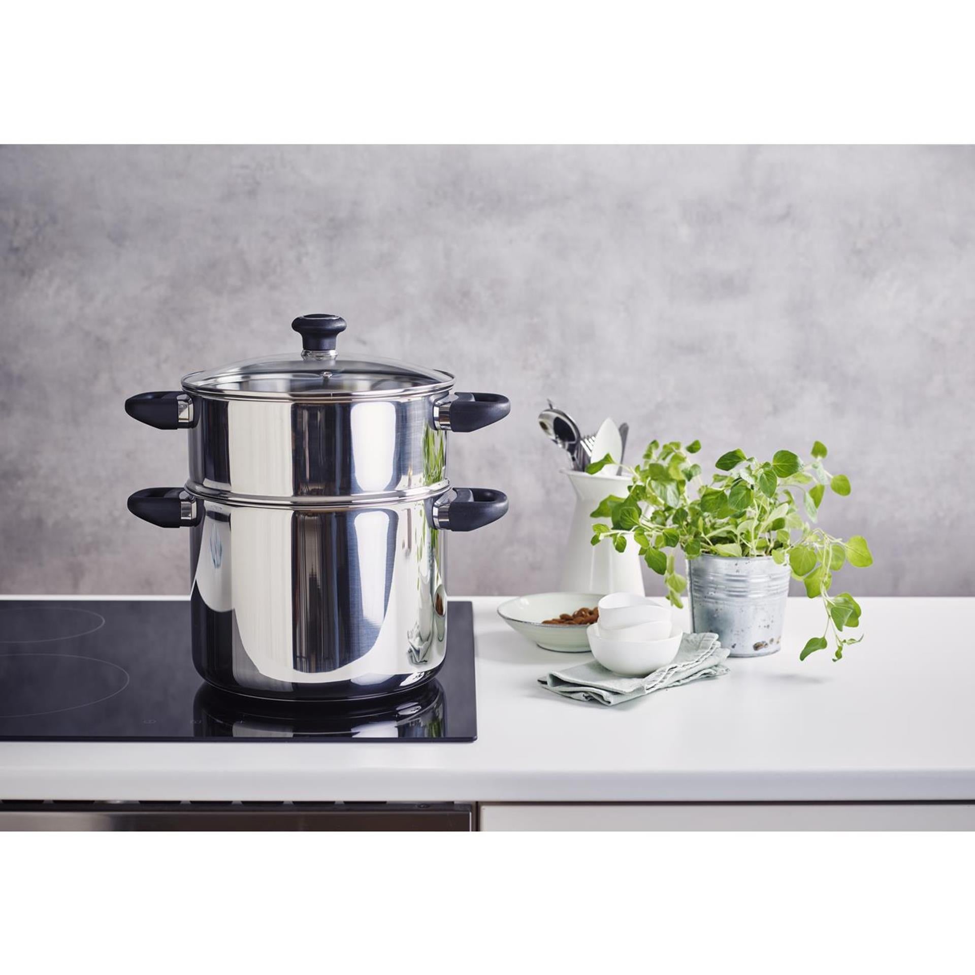 Poêle à couscous Beka polo avec couvercle 24cm