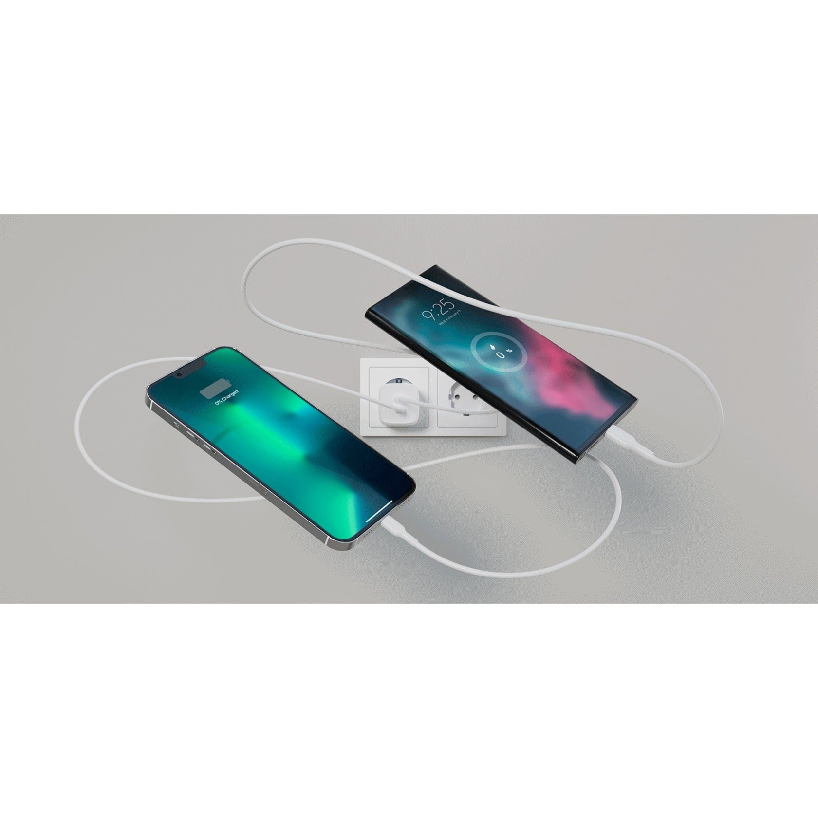 Belkin Boostcharge 2-POORT USB-C GAN-WALLADER avec P