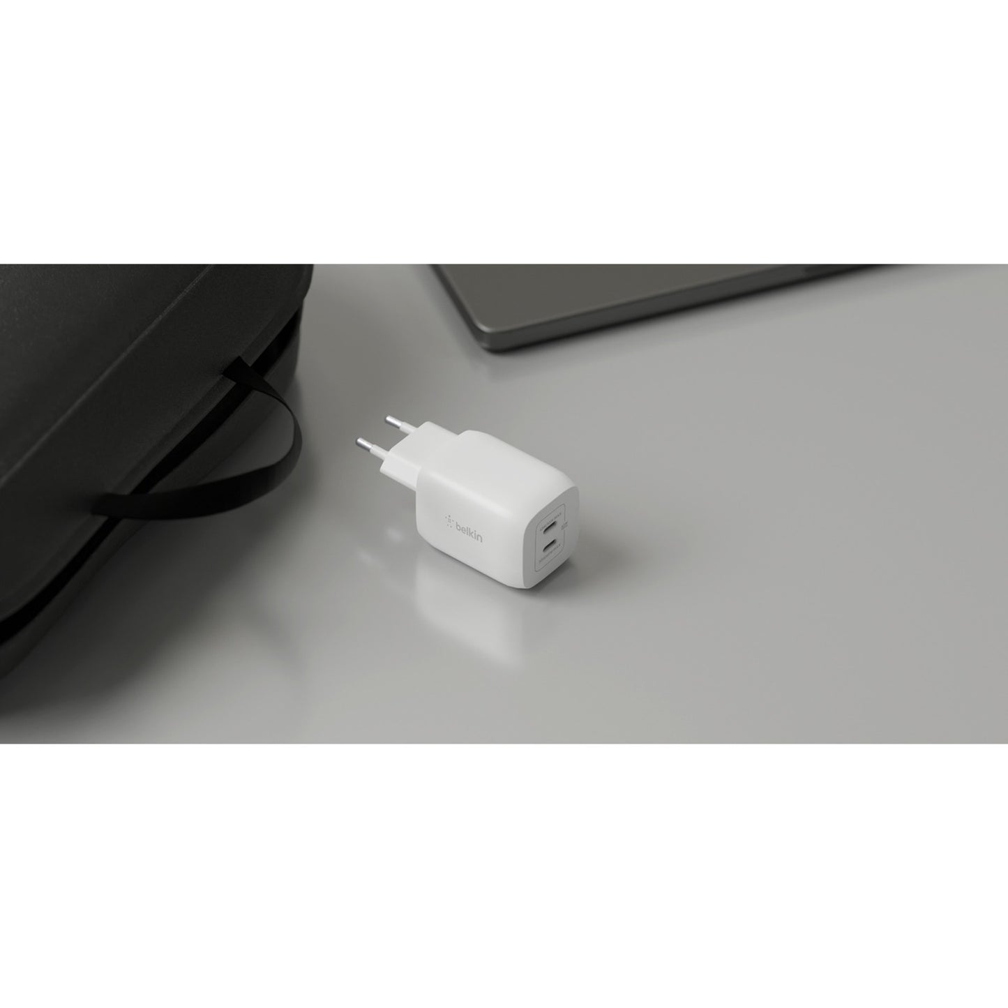 Belkin Boostcharge 2-POORT USB-C GAN-WALLADER avec P
