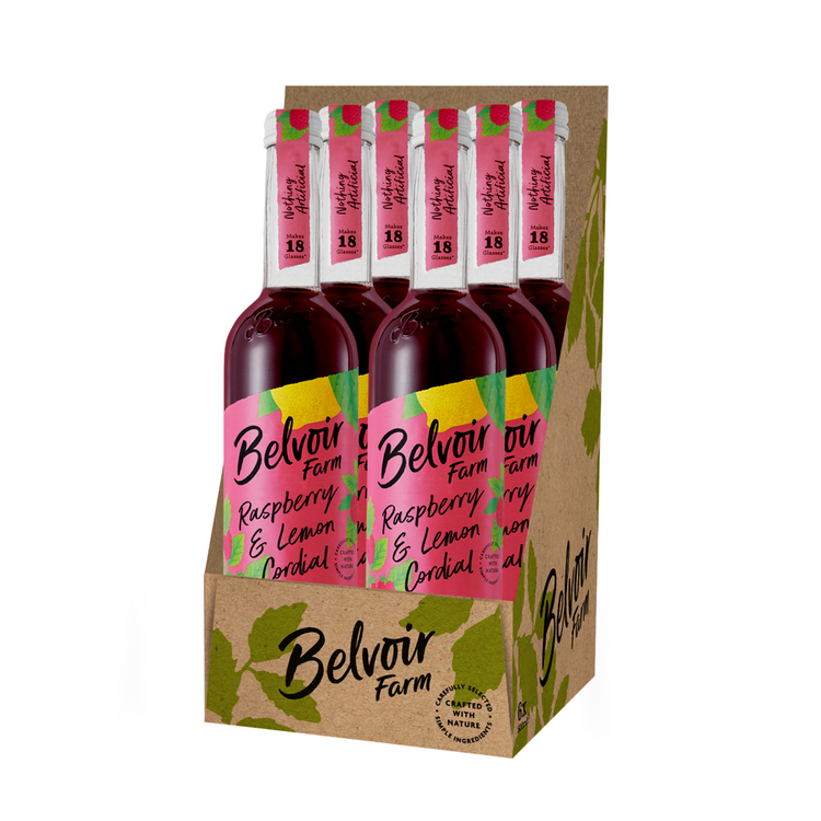 Belvoir sirop framboise citron coridal bio (6x 500ml)