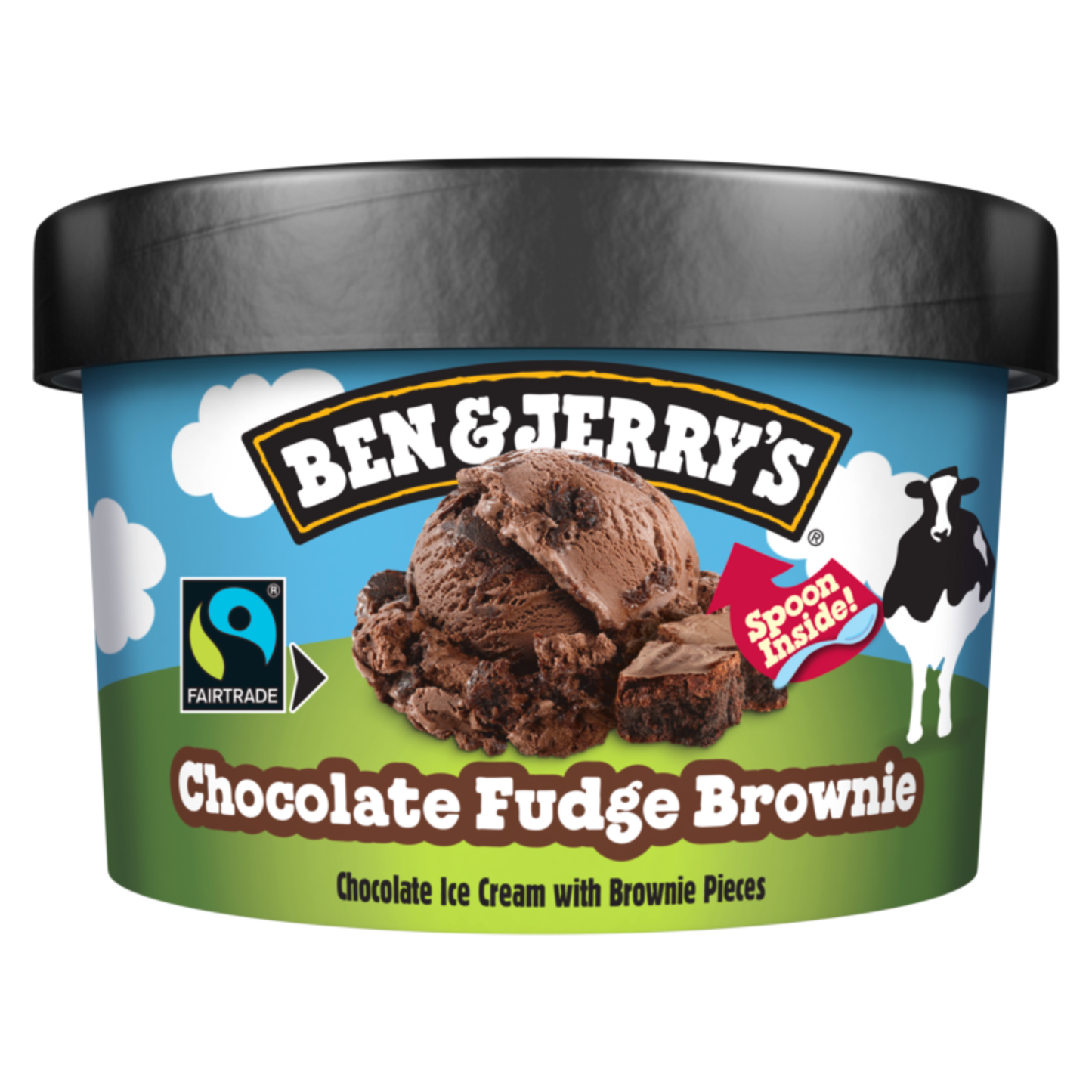 Ben Jerry's Shortie Brownie au fondant au chocolat (12x 100 ml)