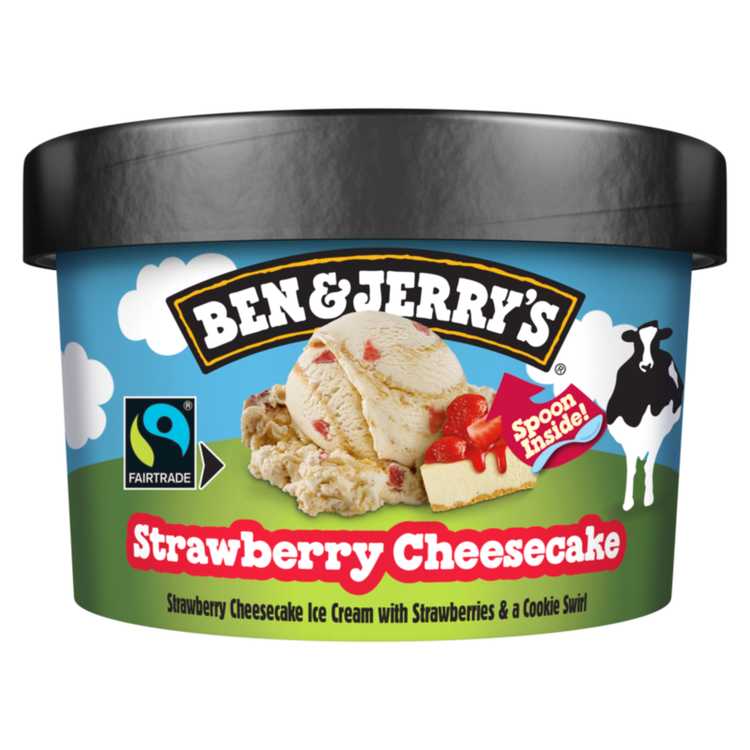 Ben Jerry's shortie cheesecake aux fraises (12x 100 ml)