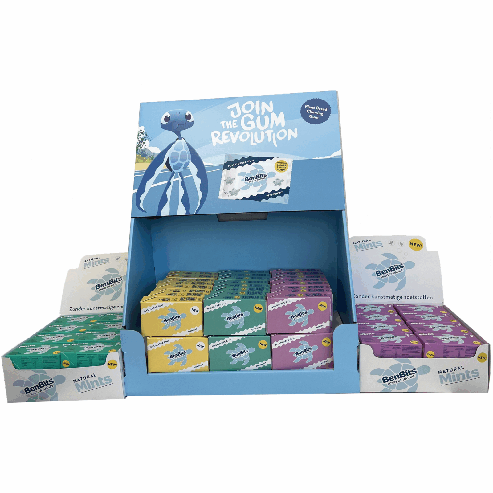 Benbits présentoir de caisse chewing-gum menthes (108 pièces)
