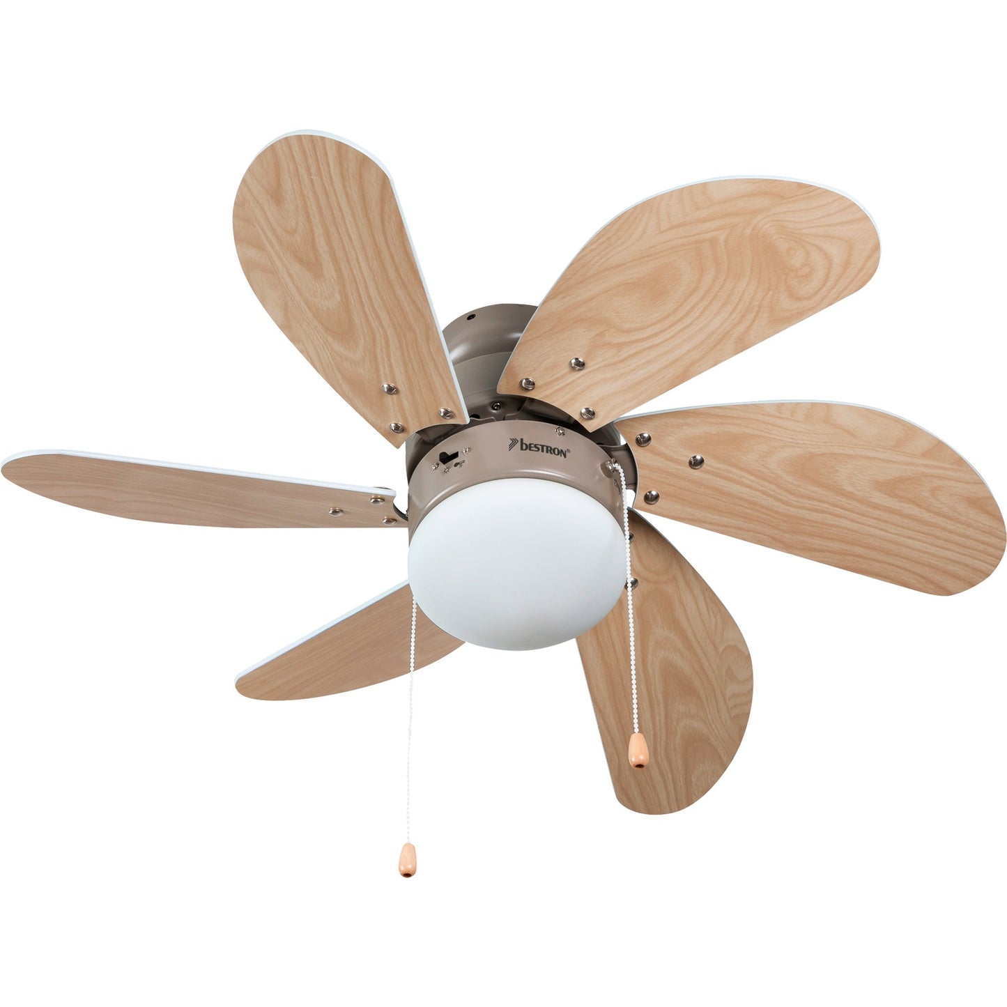Ventilateur de plafond Bestron DC30T avec éclairage