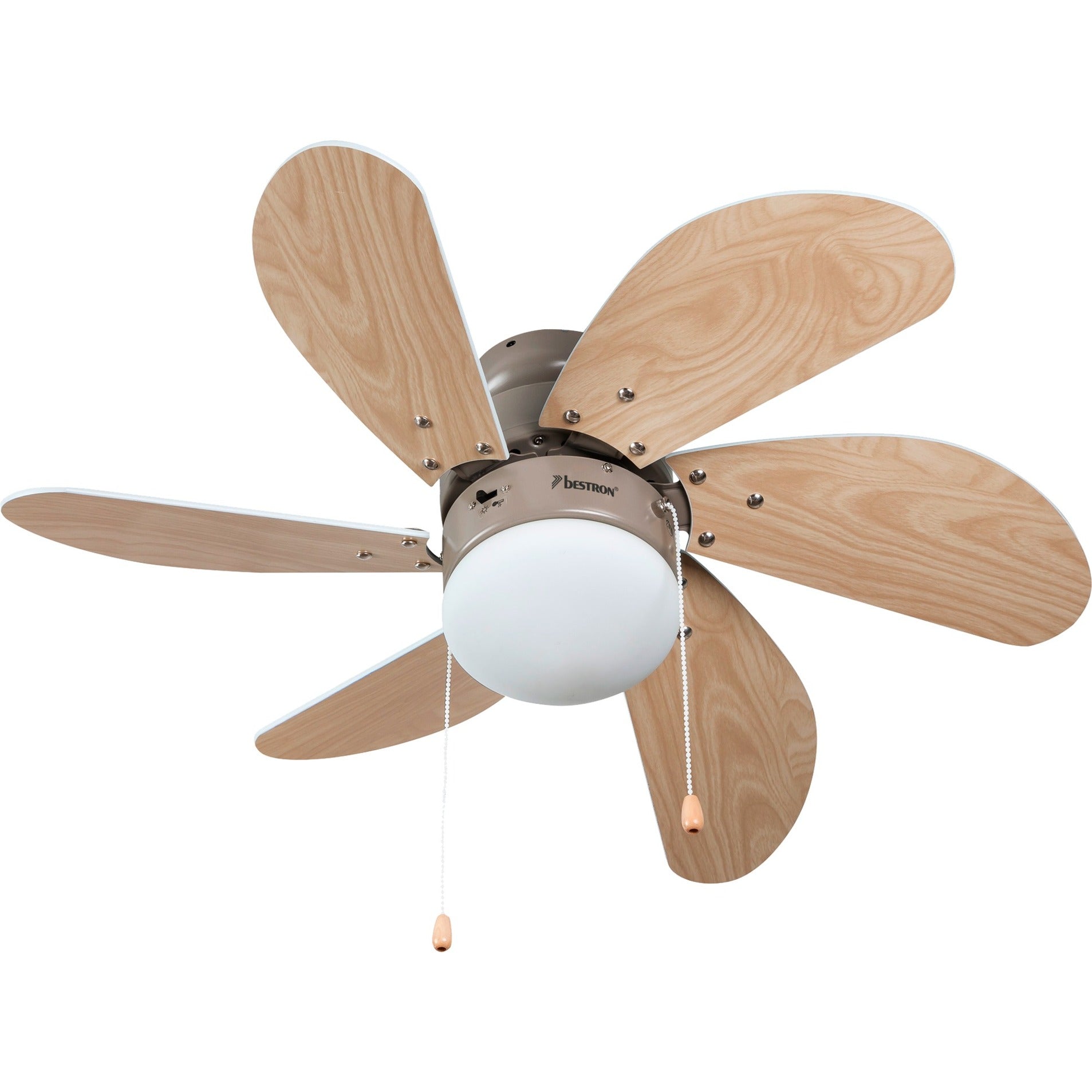 Ventilateur de plafond Bestron DC30T avec éclairage
