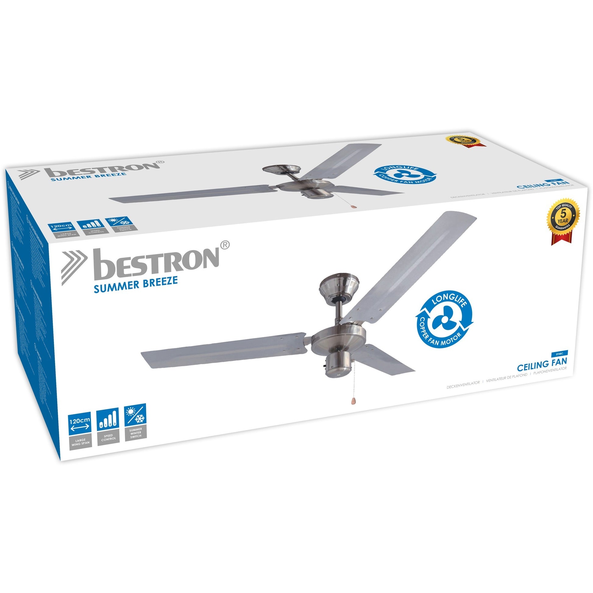 Ventilateur de plafond Bestron DT48C