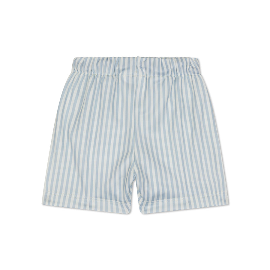 Rayures bleues BOXER BOXER UV BLANC