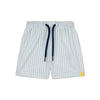 Rayures bleues BOXER BOXER UV BLANC