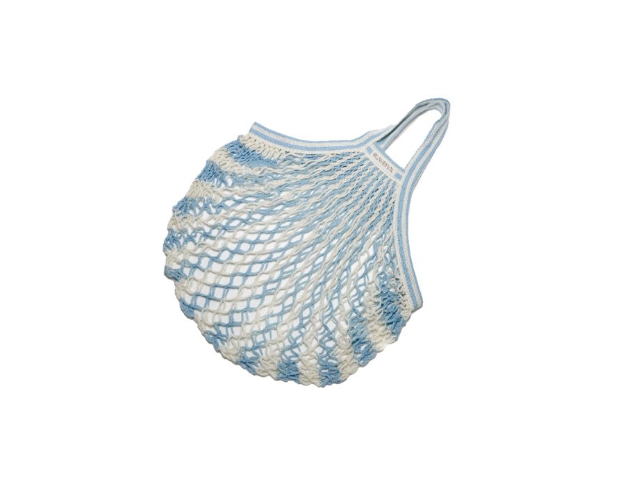Bowevil Nettas Short Hengsels Coton Organic Blue blanc