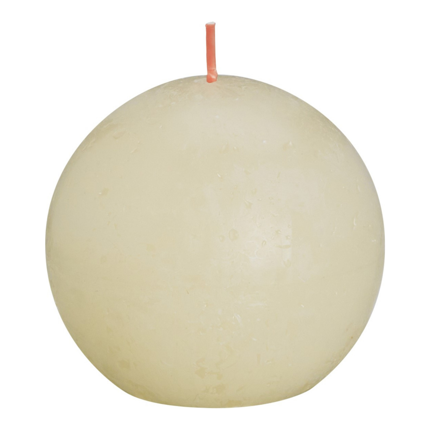 Bougie boule rustique Bolsius perle douce ø76 mm 25 heures (6 pièces)