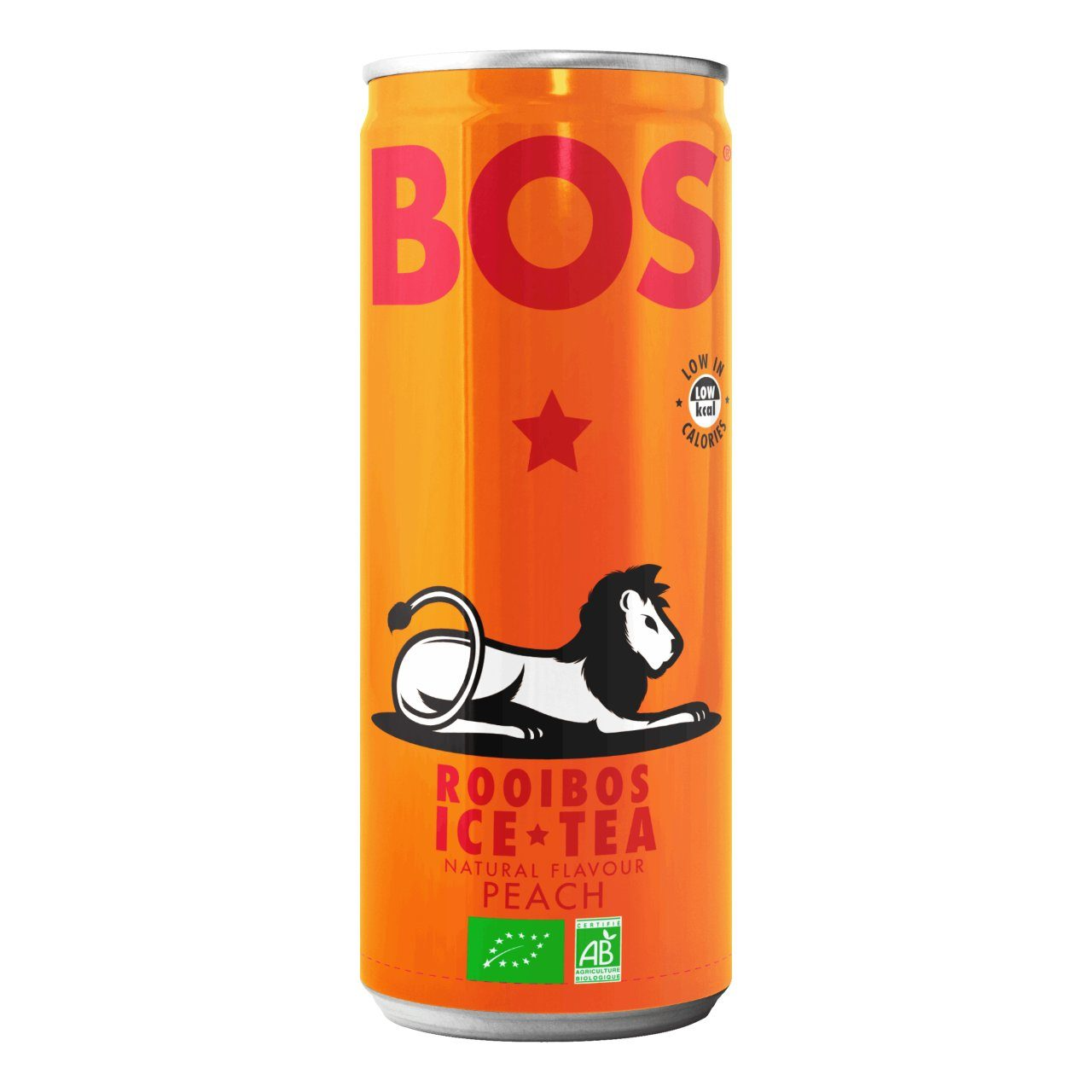 Bos ice tea pêche bio canette (12x 250ml)