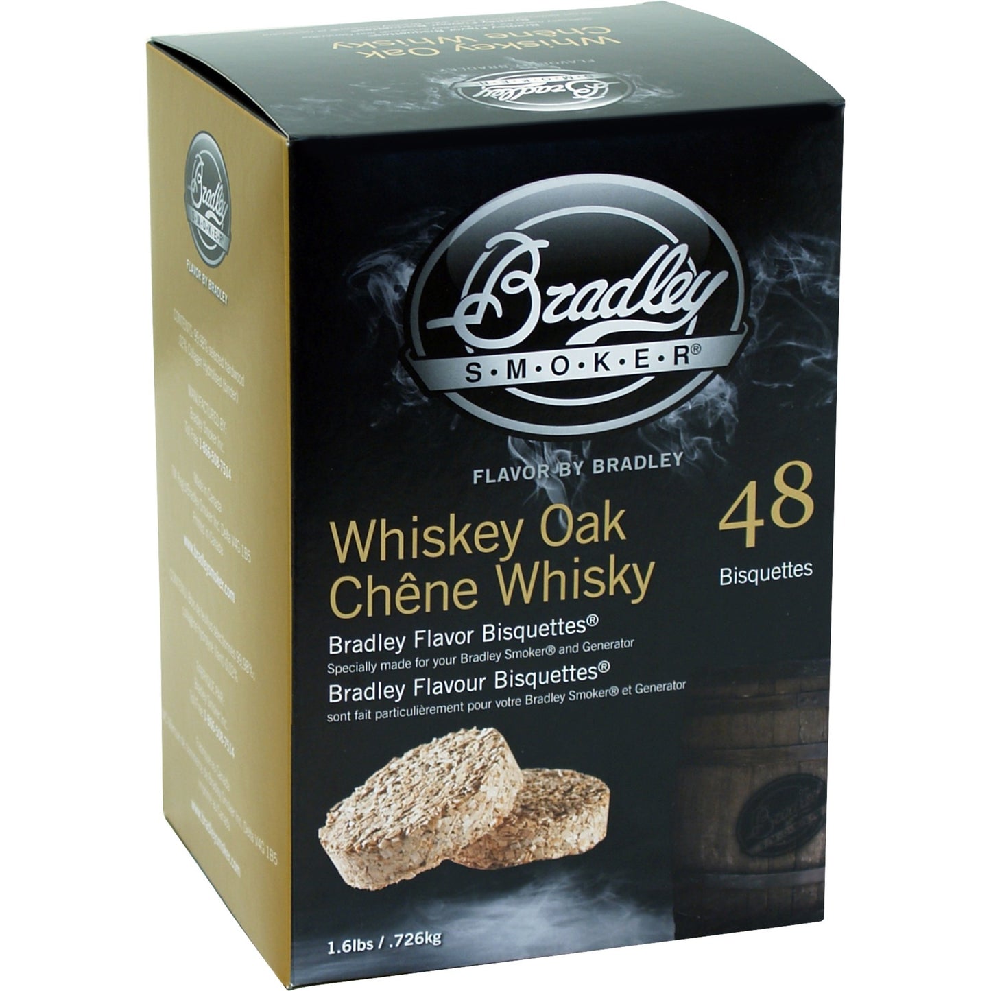 Bradley Wiskey Oak Wood Briketten