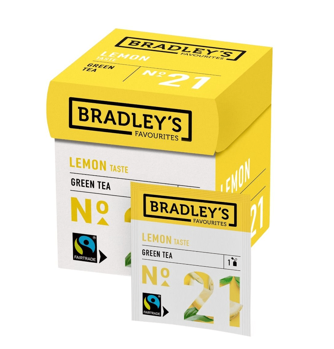 Thé vert citron préféré de Bradley no. 21 (72x 1,75g)
