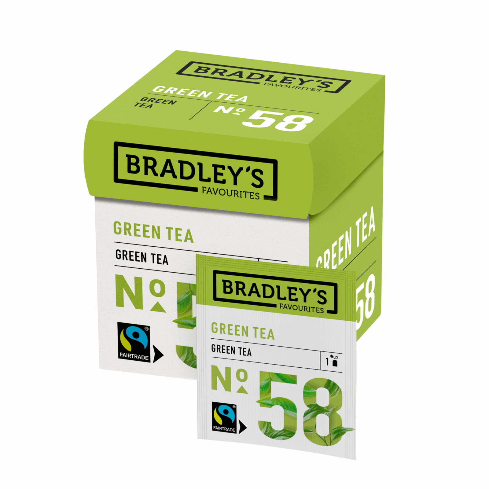 Thé vert préféré de Bradley no. 58 (72x 1,75g)