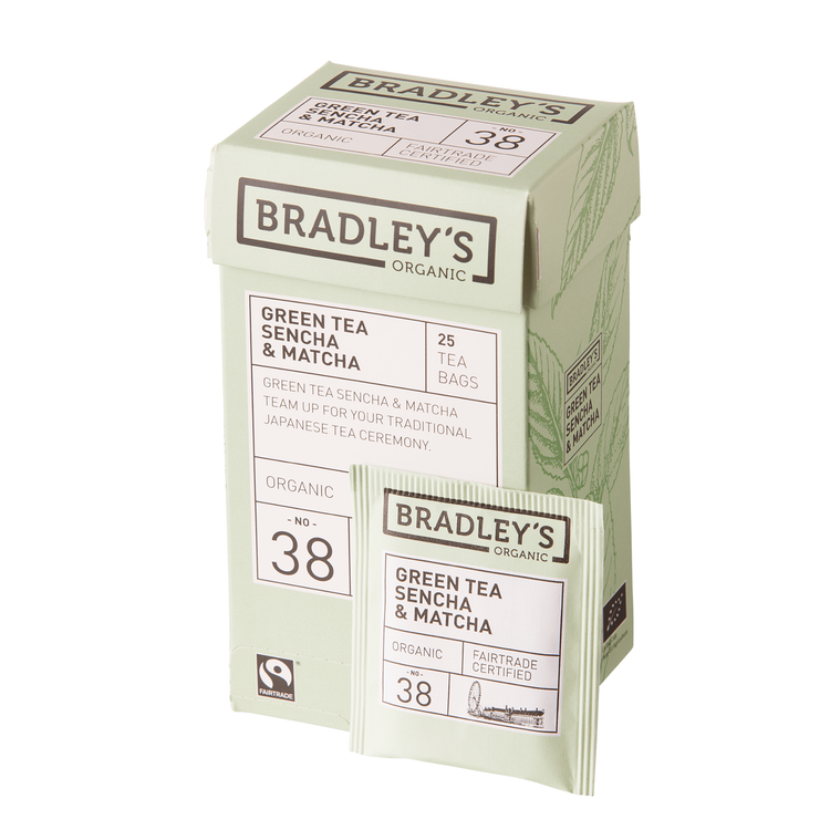 Sencha vert bio Bradley's match n.38 (4x25 sachets)