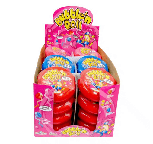 Bonbons amusants bubble 'n roll (24x 58gr)