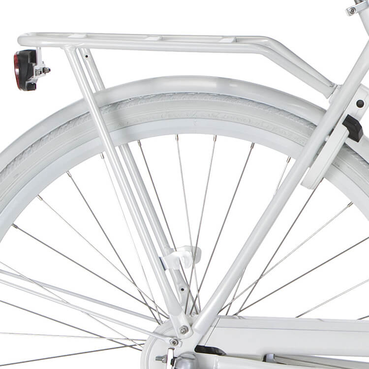 Porte-bagages arrière Cortina Milo D57 H56 blanc perle