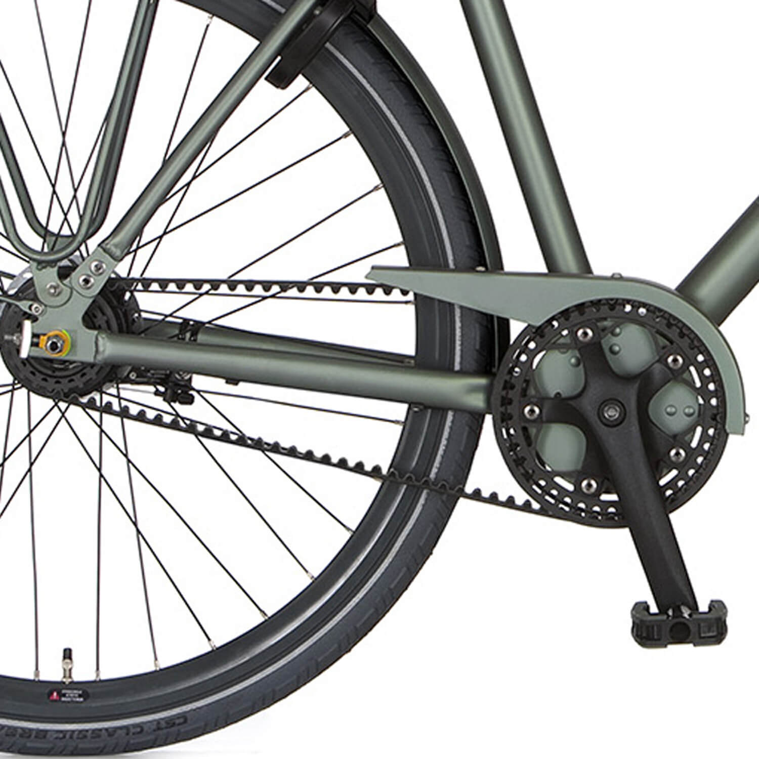 Cortina Chain Screen Speed ​​8 Matt Titanic Green