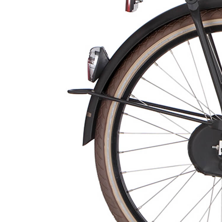 Garde-boue arrière Cortina 26 u4 jet noir mat