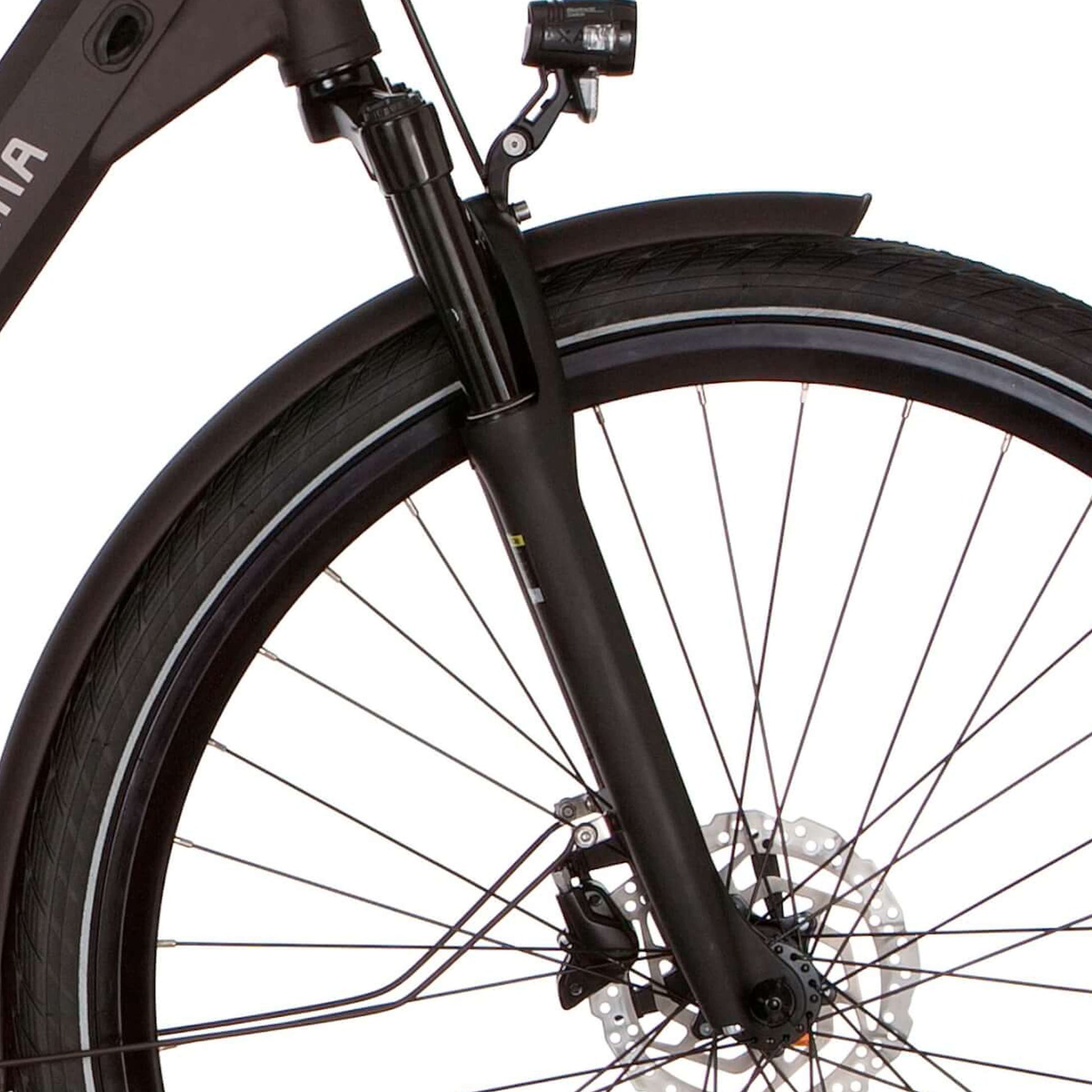 Fourche avant Cortina E-Octa N8 noir mat