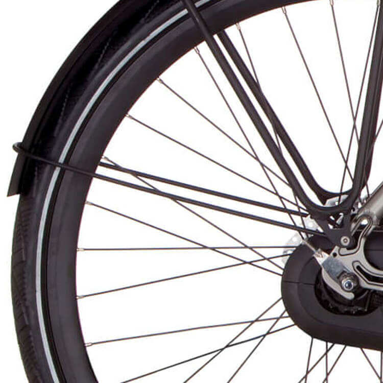 Cortina Fender Rod arrière 28 Mozzo Jet Black Matt