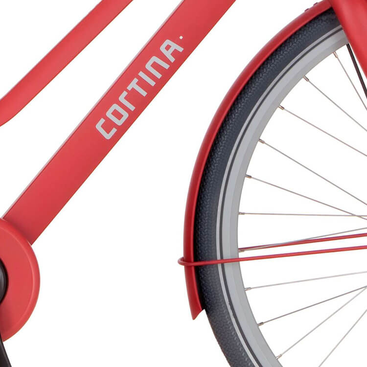 Cortina Fender pour 28 Vrai Red Matt commun