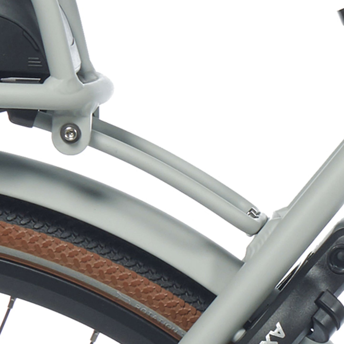 Cortina support de support e-u4 lisse gris mat 135mm