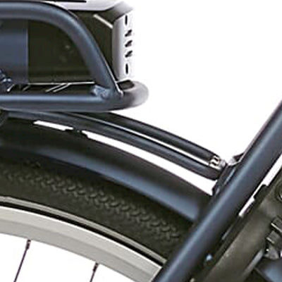 Support de support arrière Cortina 230mm bleu poli mat