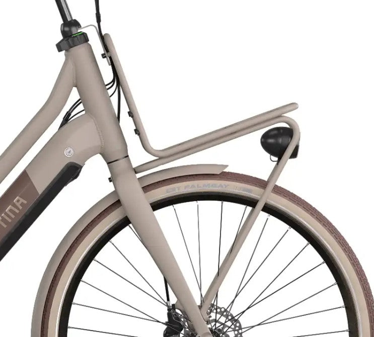 Porte-bagages avant Cortina e-u4 next sable chaud mat